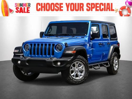 Hydro Blue Pearlcoat 2021 Jeep Wrangler Unlimited Islander 4x4