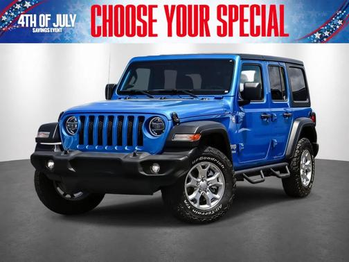Hydro Blue Pearlcoat 2021 Jeep Wrangler Unlimited Islander 4x4