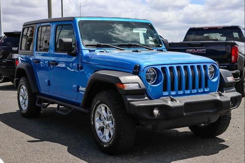 Hydro Blue Pearlcoat 2021 Jeep Wrangler Unlimited Islander 4x4
