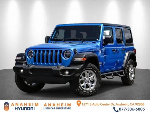 Hydro Blue Pearlcoat 2021 Jeep Wrangler Unlimited Islander 4x4