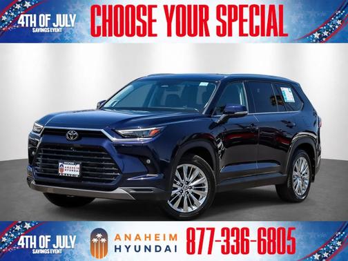 Blueprint 2024 Toyota Grand Highlander Platinum