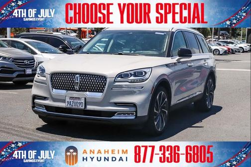 Ceramic Pearl Metallic Tri-Coat 2022 Lincoln Aviator Reserve