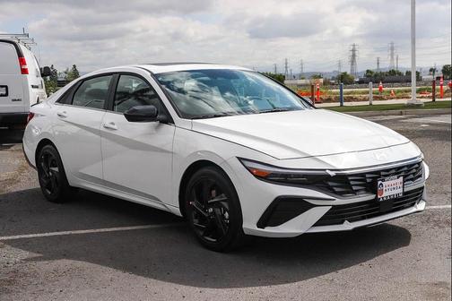 Serenity White 2026 Hyundai ELANTRA Sport