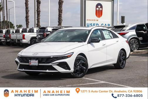 Serenity White 2026 Hyundai ELANTRA Sport