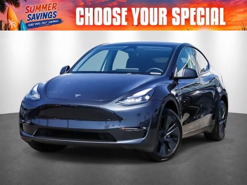 Gray 2024 Tesla Model Y Long Range Dual Motor All-Wheel Drive