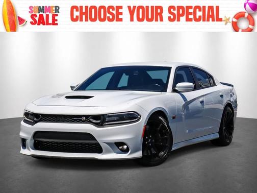 White Knuckle Clearcoat 2021 Dodge Charger Scat Pack