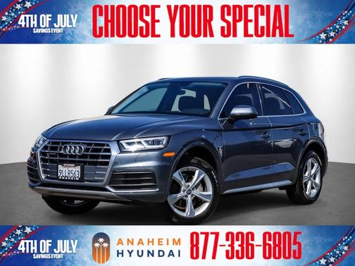 Gray 2020 Audi Q5 45 Premium Plus