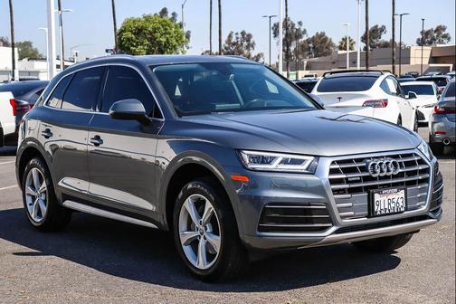 Gray 2020 Audi Q5 45 Premium Plus
