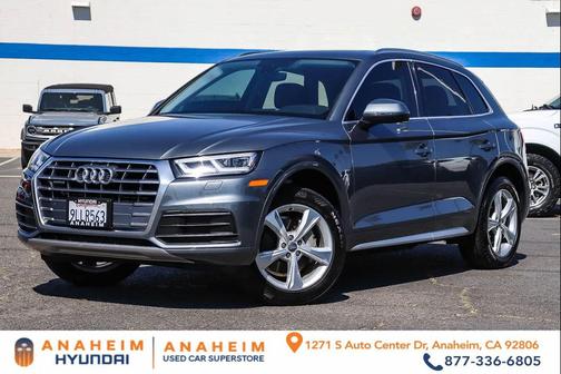 Gray 2020 Audi Q5 45 Premium Plus