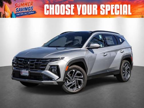 Shimmering Silver 2026 Hyundai TUCSON Hybrid Limited
