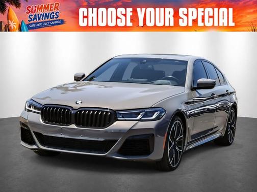 Bernina Grey Amber Effect Metallic 2021 BMW 540 540i