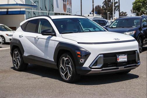 Atlas White 2026 Hyundai KONA SEL Premium