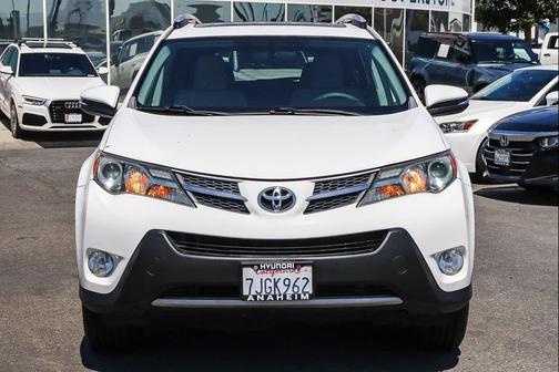 Super White 2015 Toyota RAV4 XLE