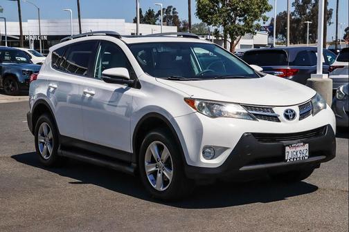 Super White 2015 Toyota RAV4 XLE