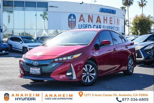 Hypersonic Red 2017 Toyota Prius Prime Advanced