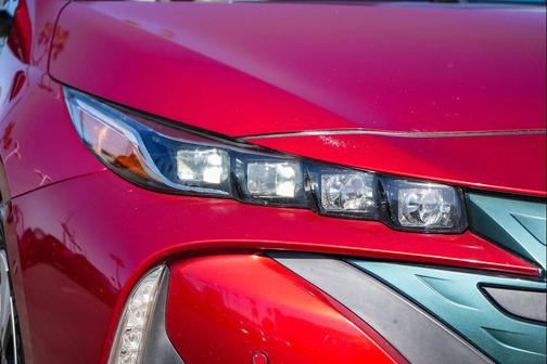 Hypersonic Red 2017 Toyota Prius Prime Advanced