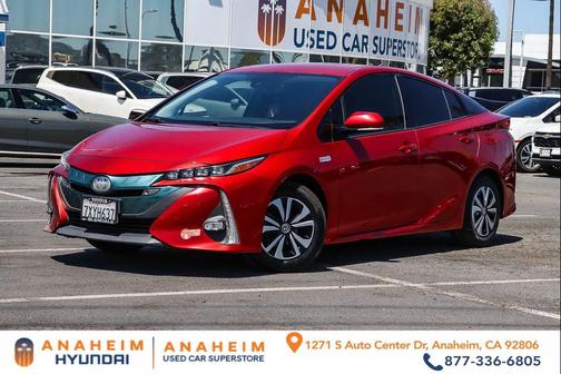 Hypersonic Red 2017 Toyota Prius Prime Advanced