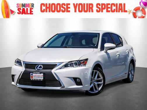 Eminent White Pearl 2017 Lexus CT 200h Base