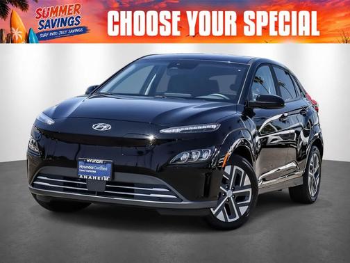Abyss Black Pearl 2023 Hyundai KONA EV Limited