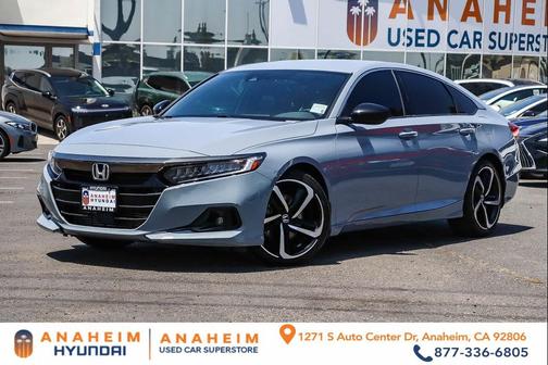 Sonic Gray Pearl 2022 Honda Accord Sport 1.5T