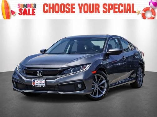 Modern Steel Metallic 2019 Honda Civic EX-L