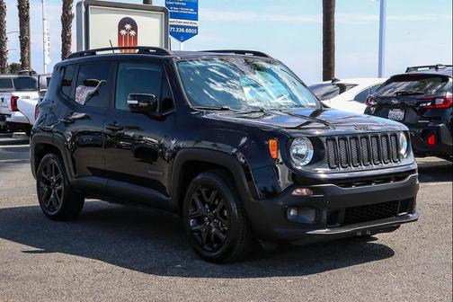 Black 2017 Jeep Renegade Altitude