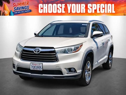 Blizzard Pearl 2014 Toyota Highlander Limited