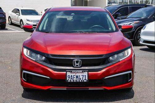 Molten Lava Pearl 2020 Honda Civic LX