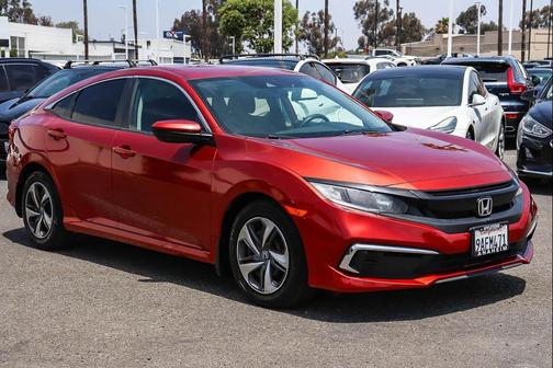 Molten Lava Pearl 2020 Honda Civic LX