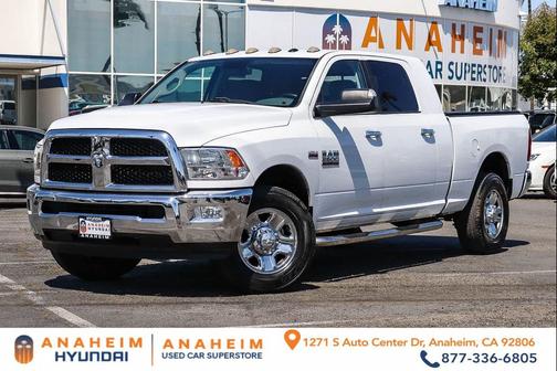 Bright White Clearcoat 2017 RAM 2500 SLT Mega Cab 4x2 6'4' Box