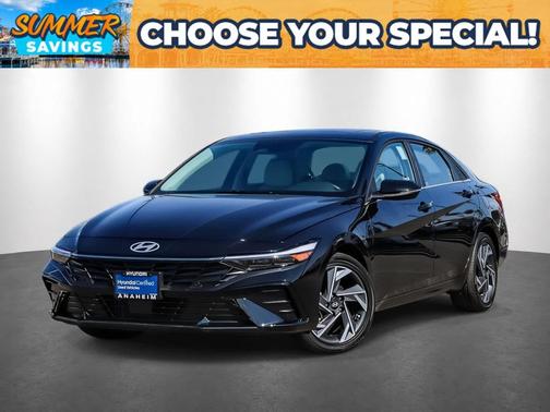 Abyss Black 2025 Hyundai ELANTRA HEV Limited