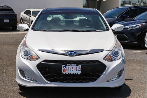 Diamond White Pearl 2015 Hyundai SONATA Hybrid Limited