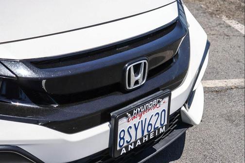 Platinum White Pearl 2020 Honda Civic EX