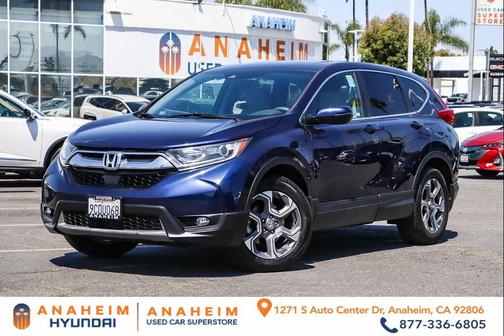 Blue 2018 Honda CR-V EX