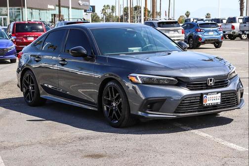 Meteorite Gray Metallic 2024 Honda Civic Sport