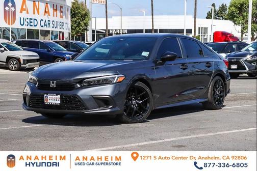 Meteorite Gray Metallic 2024 Honda Civic Sport