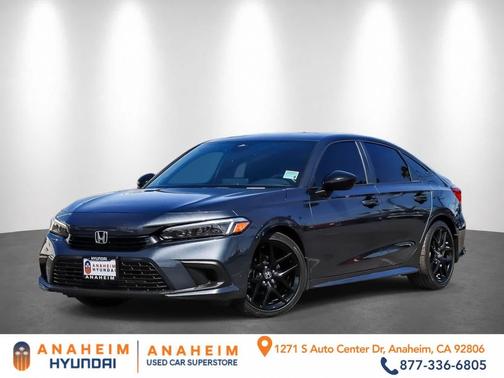 Meteorite Gray Metallic 2024 Honda Civic Sport