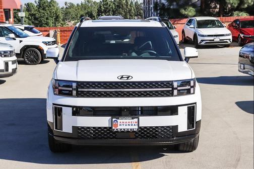 Serenity White 2026 Hyundai SANTA FE HEV Calligraphy