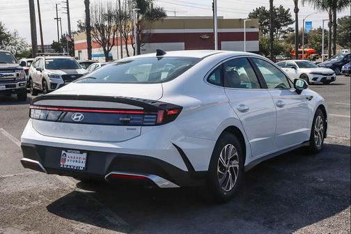 Serenity White 2026 Hyundai SONATA Hybrid Base