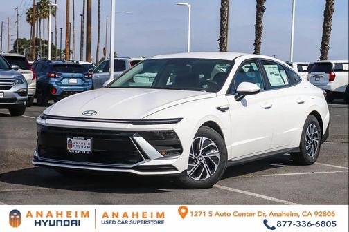 Serenity White 2026 Hyundai SONATA Hybrid Base