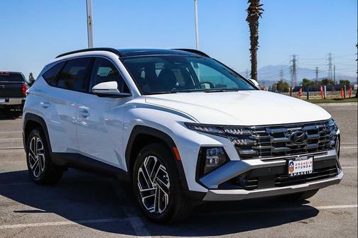 Creamy White Pearl 2026 Hyundai TUCSON Hybrid Limited