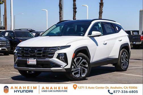 Creamy White Pearl 2026 Hyundai TUCSON Hybrid Limited