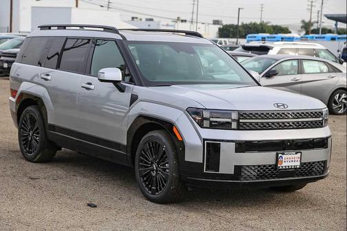 Shimmering Silver 2026 Hyundai SANTA FE HEV Calligraphy