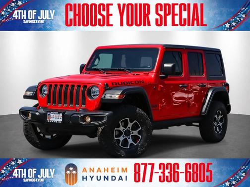 Firecracker Red Clearcoat 2020 Jeep Wrangler Unlimited Rubicon