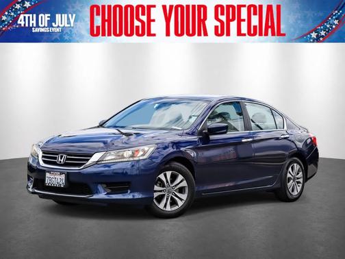 Blue 2013 Honda Accord LX