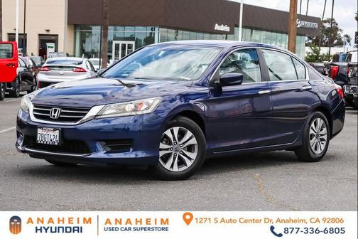 Blue 2013 Honda Accord LX