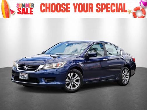 Blue 2013 Honda Accord LX