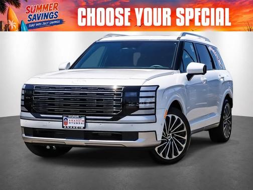 Creamy White Pearl 2027 Hyundai Palisade Hybrid Calligraphy