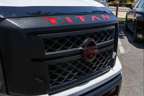 Glacier White 2024 Nissan Titan PRO-4X