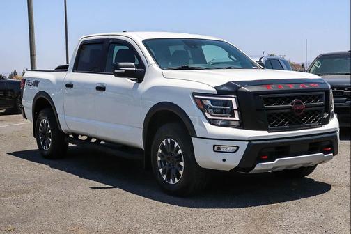Glacier White 2024 Nissan Titan PRO-4X